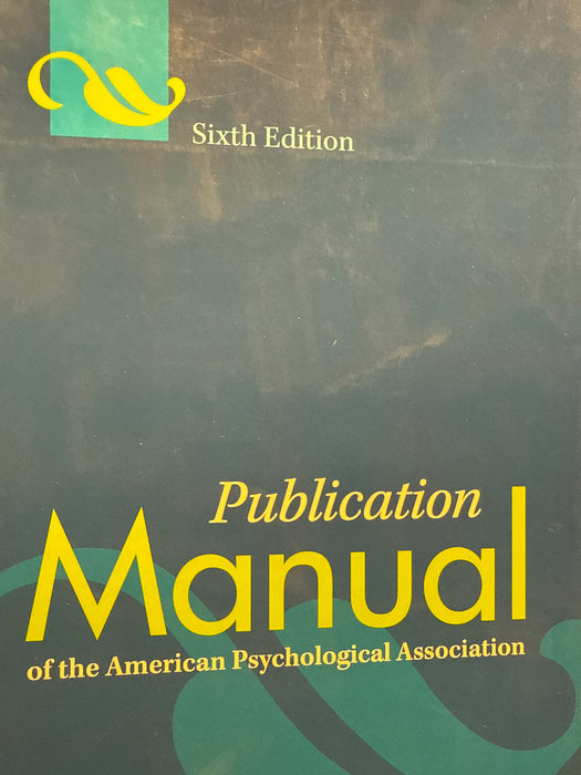 Publication Manual of the American Psychological Association (Innbundet) - Bokia.no