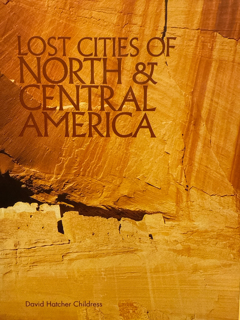 Bokia.no Lost Cities of North & Central America pocketbok med kart og illustrasjoner, utforskende reisebok i liten format