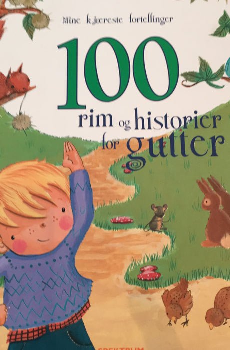 100 rim og historier for gutter 9788231606949  Brukte bøker
