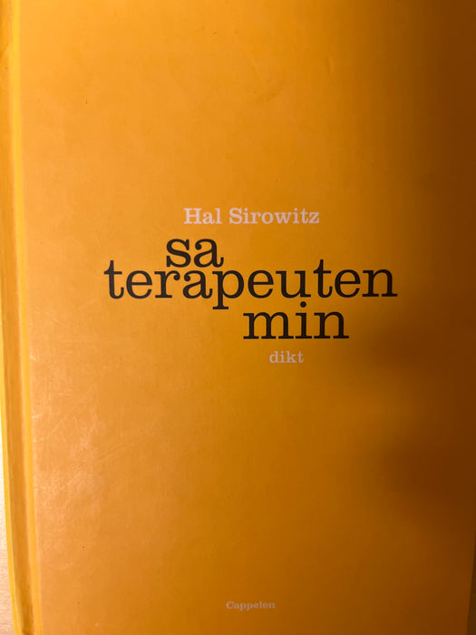 Sa terapeuten min (Innbundet) - Bokia.no