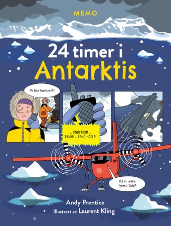 24 timer i Antarktis 9788293493877 Andy Prentice Brukte bøker