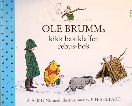 Ole Brumms kikk bak klaffen rebus-bok - Bokia.no