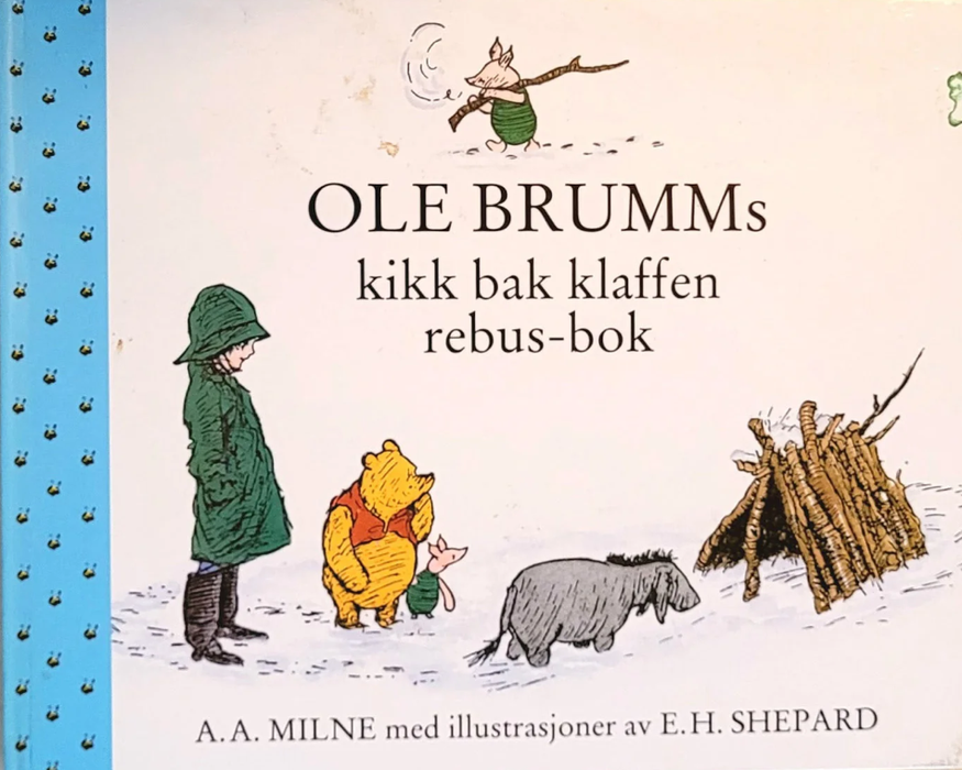 Ole Brumms kikk bak klaffen rebus-bok - Bokia.no