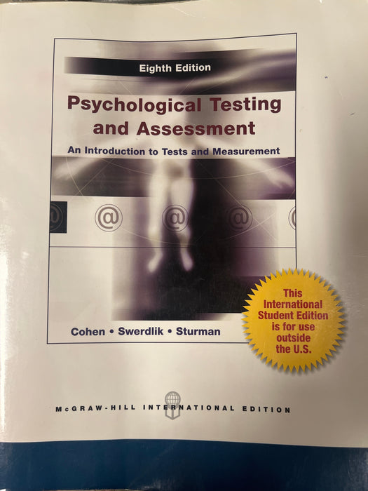 Psychological Testing and Assessment: An Introduction to Tests and Measurement. (Pocket) - Bokia.no