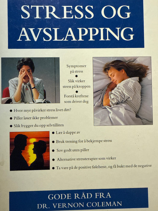 Stress og avslapping (Innbundet) - Bokia.no