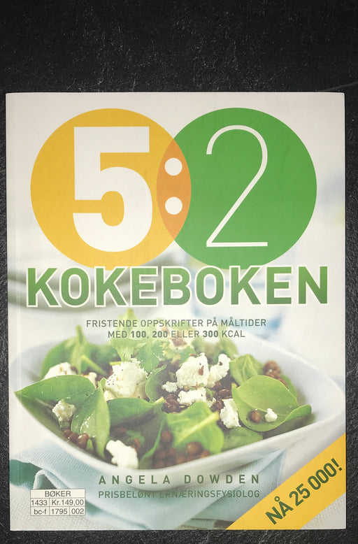 5:2 kokeboken 9788272271212  Brukte bøker