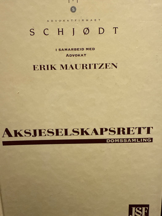 Domssamling i aksjeselskapsrett - Bokia.no