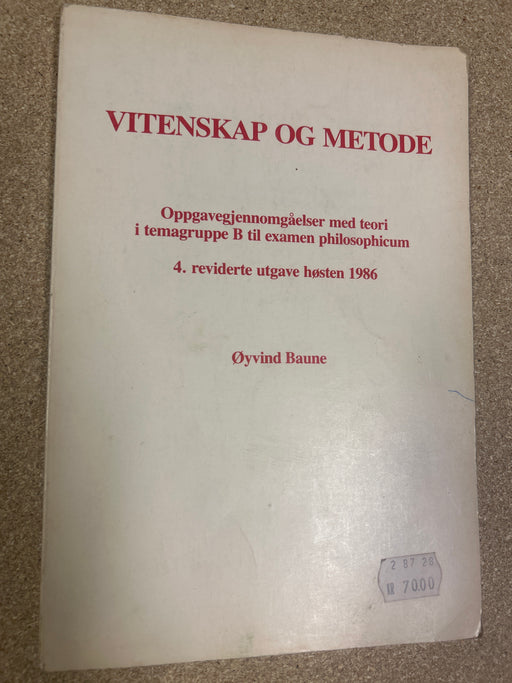 Vitenskap og metode - Bokia.no