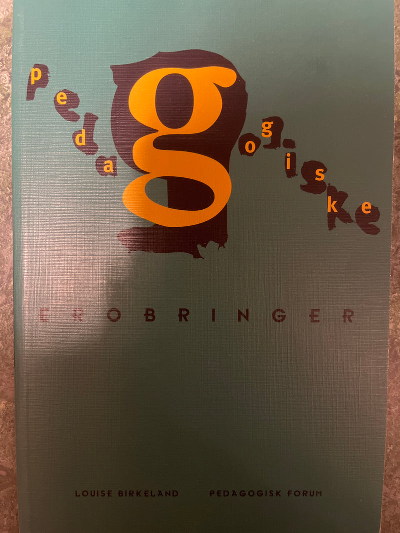 Åpen bok med pedagogiske erobringer om praksisfortellinger og vurderinger i barnehagen, illustrert med barnehagebilder.