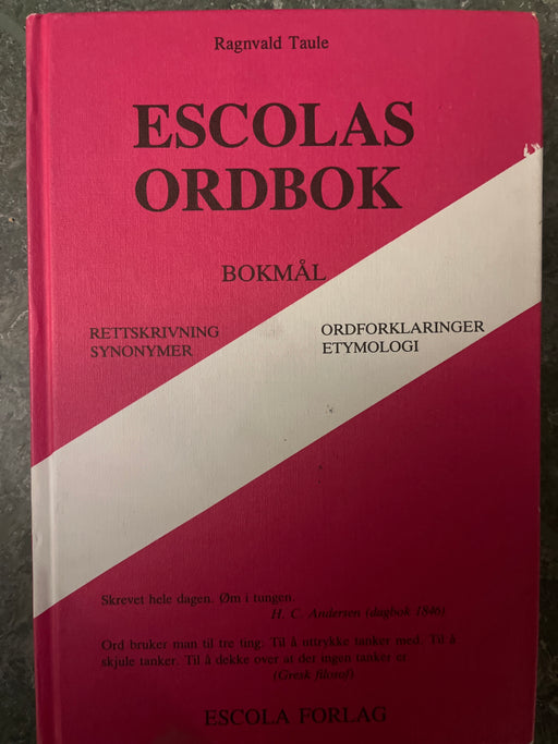 Escolas ordbok Bokmål - Bokia.no