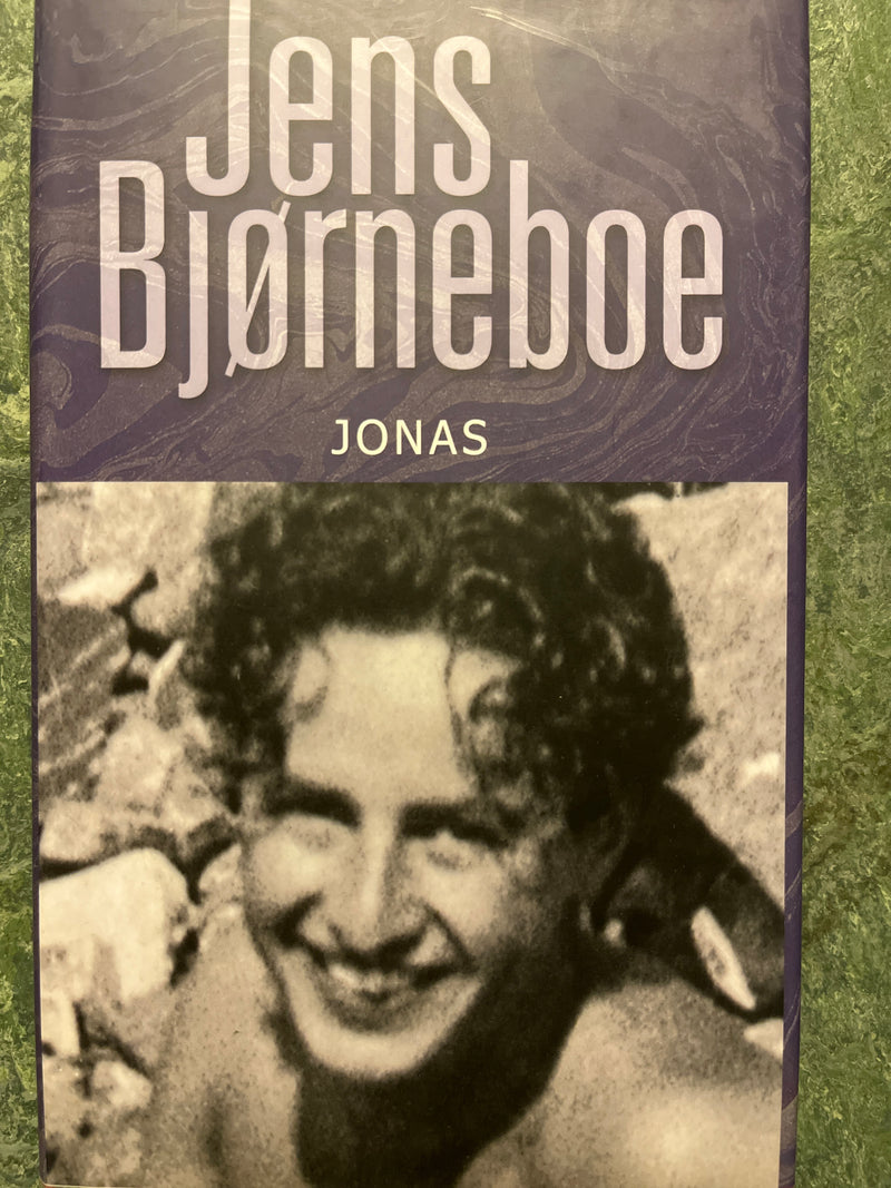 Bokcover av Jonas - Jens Bjørneboe samlede verker, innbundet bok i serie, illustrasjon på forsiden