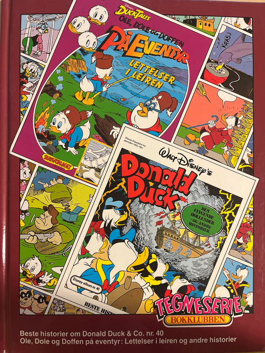 Beste historier om Donald Duck & Co. Nr. 40 ; Ole, Dole og Doffen på eventyr : Disney klassikere fra perioden 1955-1961 (Innbundet) - Bokia.no