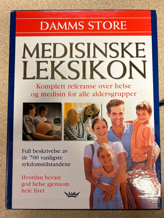 Damms store medisinske leksikon. Bd. 1-3 (Innbundet) - Bokia.no