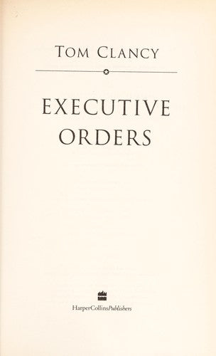 Executive orders (Innbundet) - Bokia.no