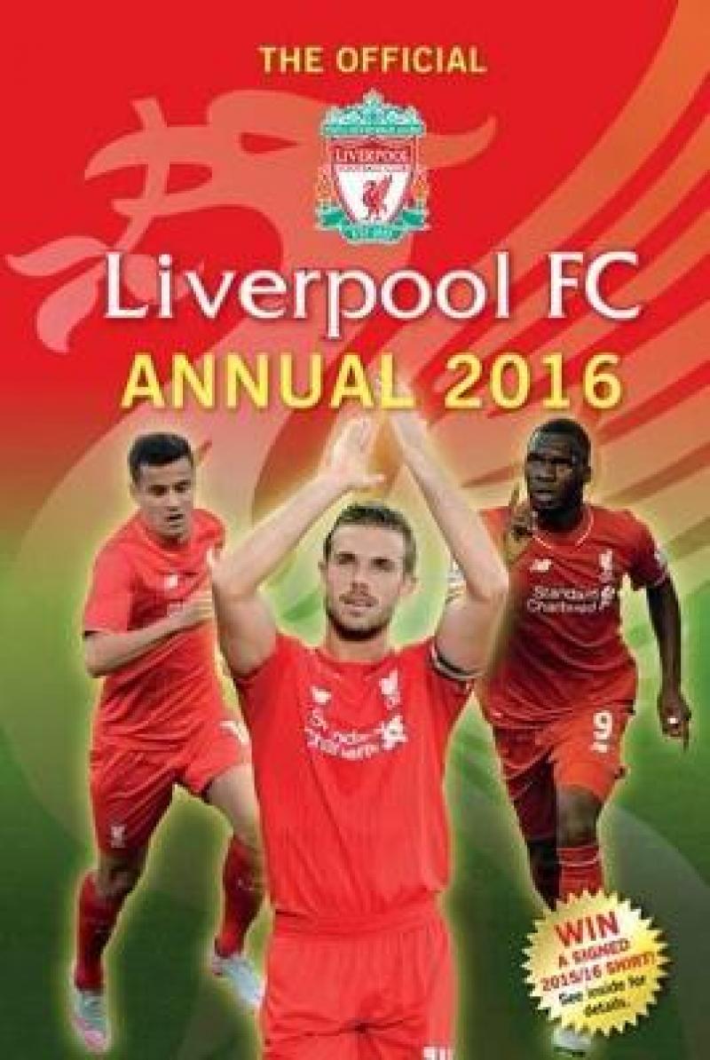 Official Liverpool FC Annual 2016 (Innbundet) - Bokia.no