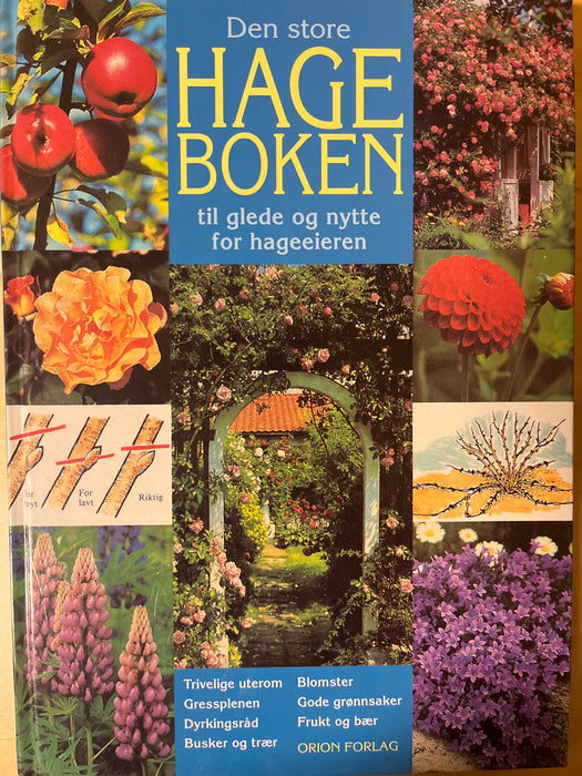 Den store hageboken (Innbundet) - Bokia.no