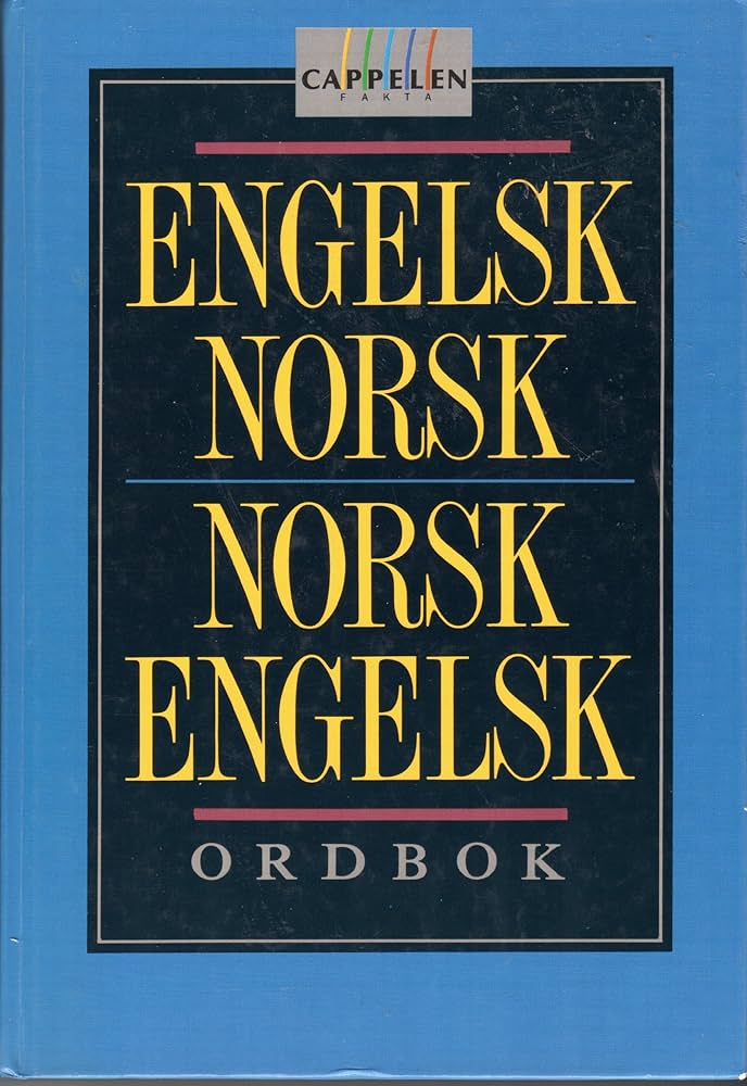 Cappelens engelsk-norsk og norsk-engelsk ordbok (Innbundet) - Bokia.no