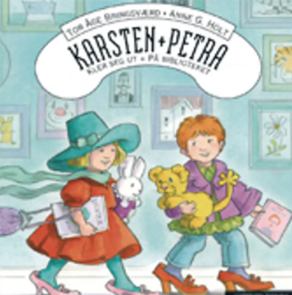 Karsten og Petra - Kler seg ut ; På biblioteket (Innbundet) - Bokia.no