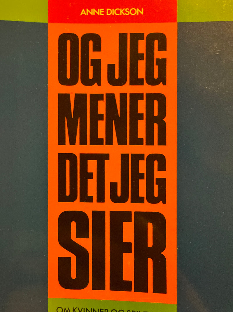 Og jeg mener det jeg sier (Pocket) - Bokia.no