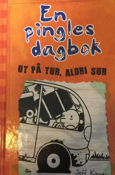 En pingles dagbok- Ut på tur, aldri sur 9788252584448  Brukte bøker