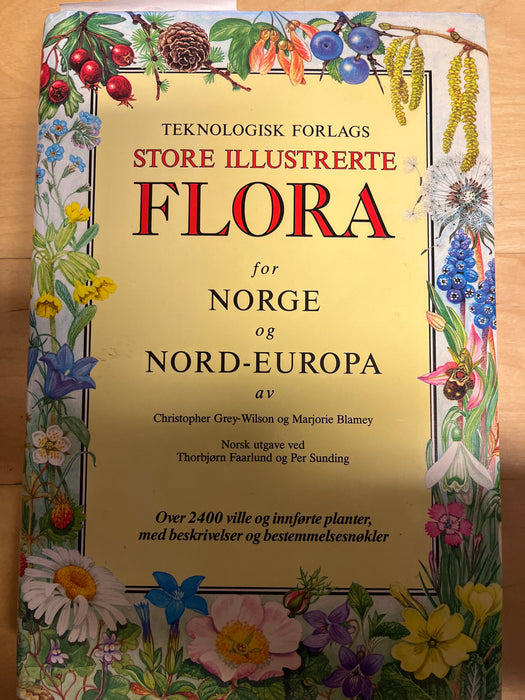Teknologisk forlags store illustrerte flora: for Norge og Nord-Europa (Innbundet) - Bokia.no