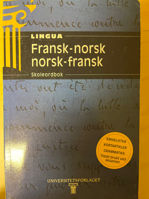 Lingua : fransk-norsk/norsk-fransk skoleordbok - Bokia.no