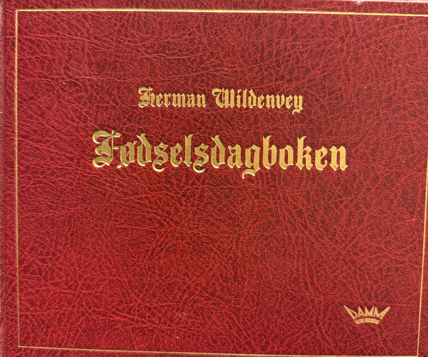 Fødselsdagboken. Burgunder. H. Wildenwey, A. Thornam - Bokia.no