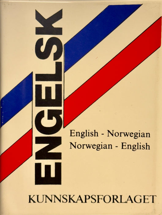 Engelsk lommeordbok, English dictionary to Norwegian, Norwegian to English