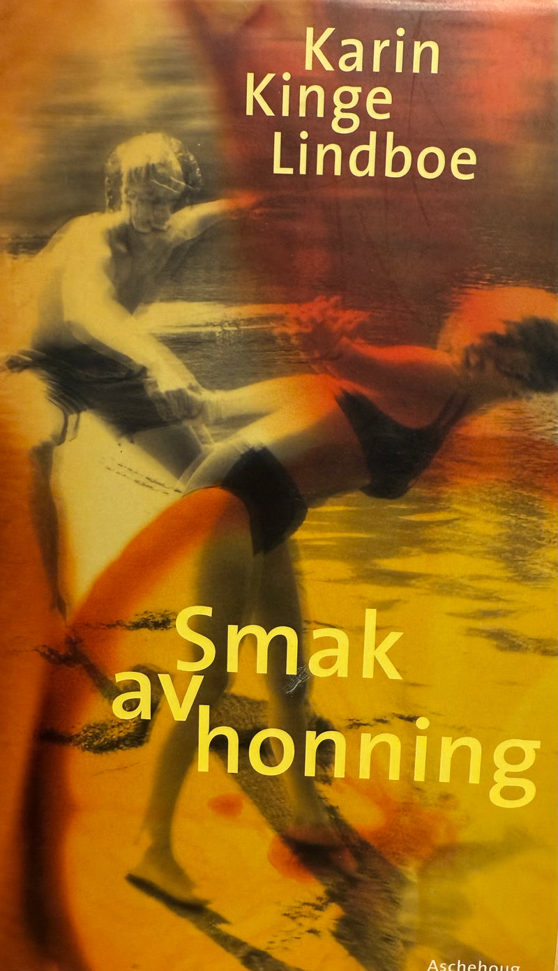 Ungdomsroman "Smak av honning" av Aschehoug & Co, innbundet bok med fargerik omslagsillustrasjon.