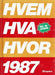 Hvem hva hvor 1987 (Innbundet) - Bokia.no