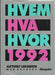 Hvem hva hvor 1992 (Innbundet) - Bokia.no