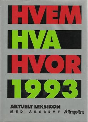 Hvem hva hvor 1993 (Innbundet) - Bokia.no