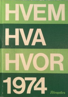 Hvem hva hvor 1974 (Innbundet) - Bokia.no