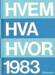 Hvem hva hvor 1983 (Innbundet) - Bokia.no