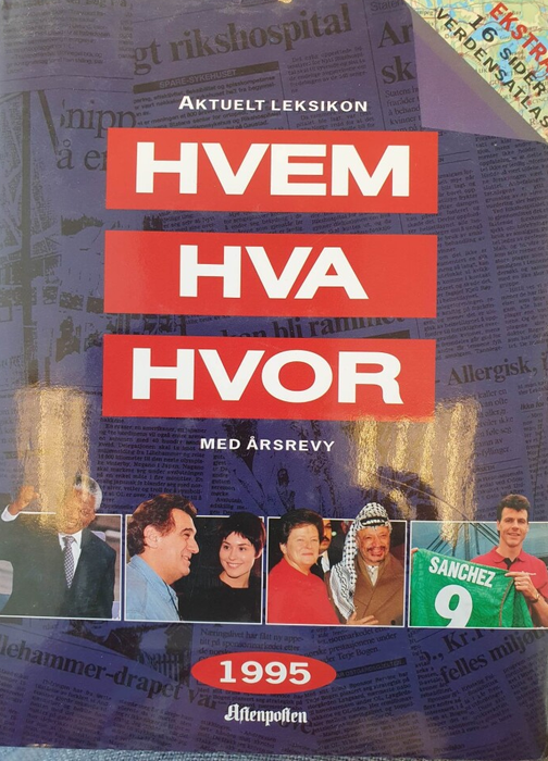 Hvem hva hvor 1995 (Innbundet) - Bokia.no