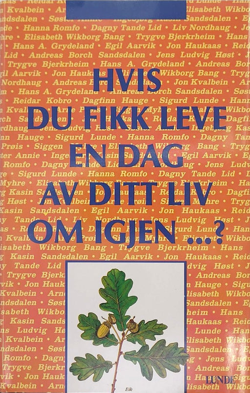 Hvis du fikk leve en dag av ditt liv om igjen...? (Innbundet) - Bokia.no