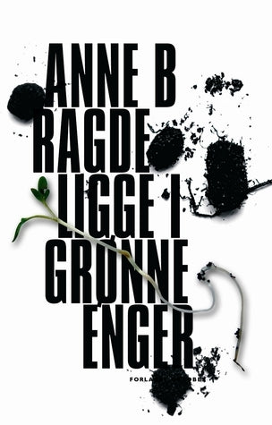 Bok fra Desember med tittelen "Ligge i grønne enger" vist med åpen cover og grønne enger på forsiden