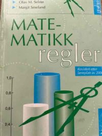Matematikkregler 9778281460257  Brukte bøker