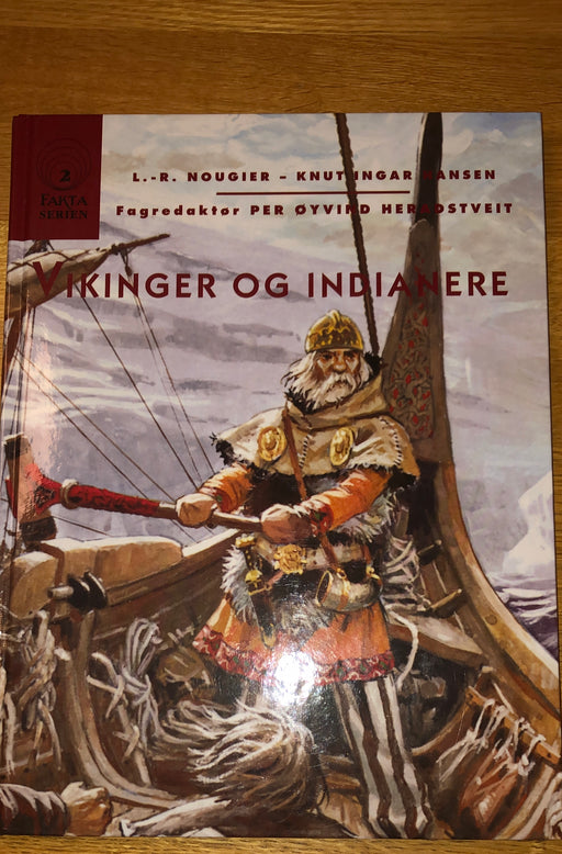Vikinger og indianere 9788254001318  Brukte bøker