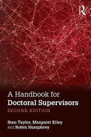 A Handbook for Doctoral Supervisors 9781138194793 Robin Humphrey Margaret Kiley Stan Taylor Brukte bøker