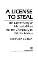 A License to Steal 9780671742720 Benjamin Stein Brukte bøker