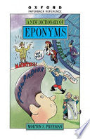A New Dictionary of Eponyms 9780195093544  Brukte bøker