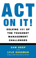 Act on It! 9780738202457 Samuel D. Deep Lyle Sussman Brukte bøker