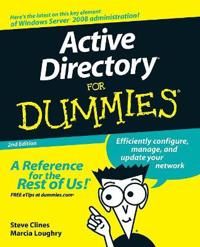 Active Directory For Dummies 9780470287200 Steve Clines Marcia Loughry Brukte bøker