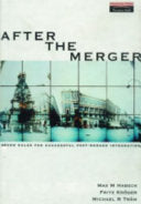 After the Merger 9780273643548 Max M. Habeck Fritz Kröger Michael Träm Brukte bøker