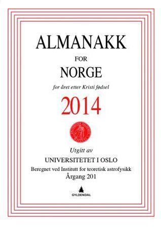 Almanakk for Norge 2014 9788205436190   Brukte bøker