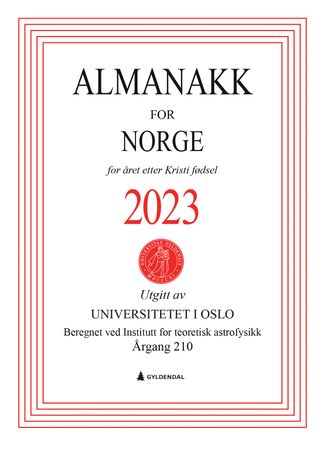 Almanakk for Norge 2023 9788205572584  Brukte bøker