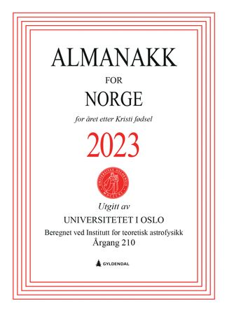 Almanakk for Norge 2023 9788205572584  Brukte bøker