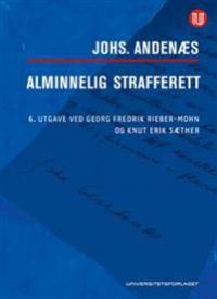 Alminnelig strafferett 9788215015057 Johs. Anden Brukte bøker
