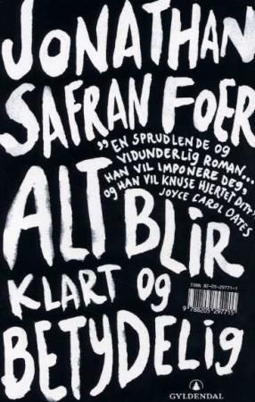 Alt blir klart og betydelig 9788205297715 Jonathan Safran Foer Brukte bøker